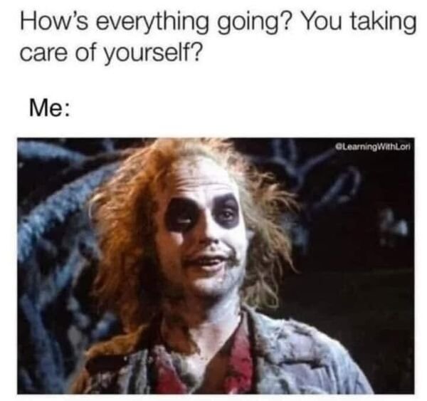 how's everything going you taking care of yourself - How's everything going? You taking care of yourself? Me Learning Wathlon