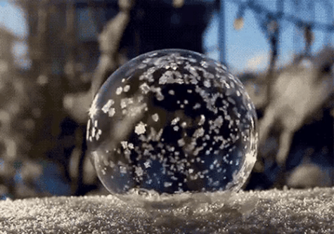 bubble freezing gif