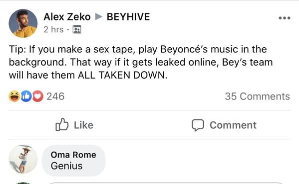 juliet was 13 romeo was 17 who said i cant date you - Alex Zeko Beyhive 2 hrs. Tip If you make a sex tape, play Beyonc's music in the background. That way if it gets leaked online, Bey's team will have them All Taken Down. 246 35 Comment Oma Rome Genius