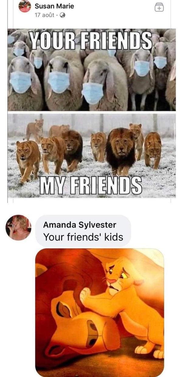 covid 19 memes funny - Susan Marie 17 aot Your Friends My Friends Amanda Sylvester Your friends' kids