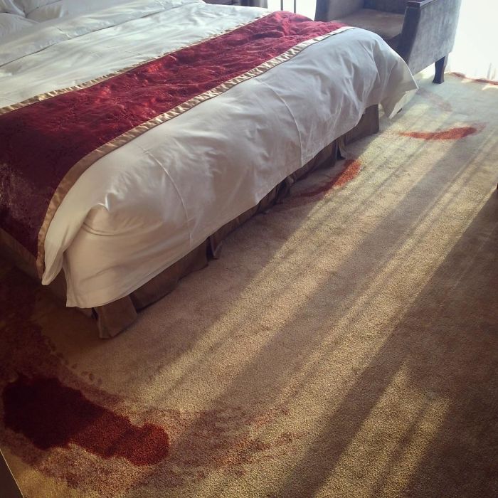 hotel murder scene