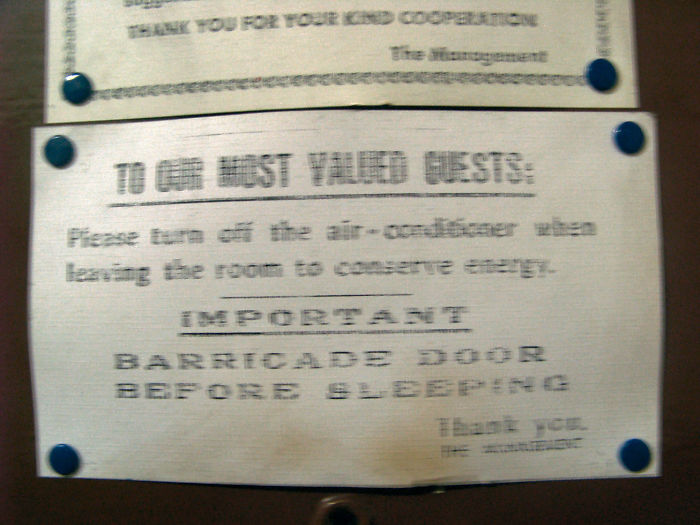 label - Tighest Valued Guests. leaving the room to conserve 22 Important