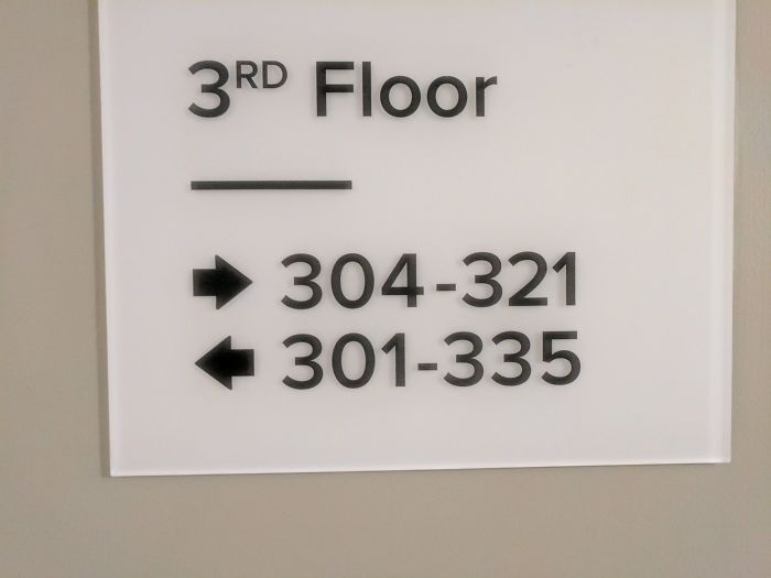 sign - 3RD Floor 304321 301335