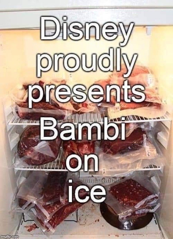 disney on ice bambi meme - Disney proudly presents Bambi on ice Foldede Dube