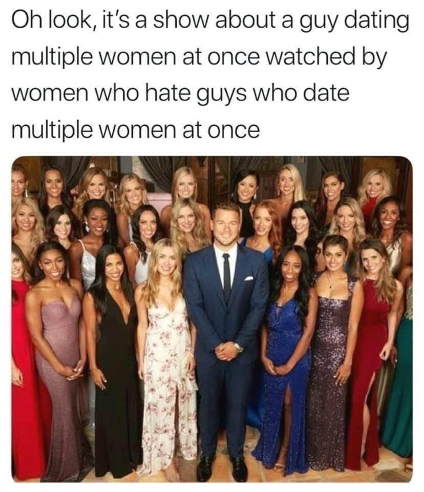 season 23 of the bachelor - Oh look, it's a show about a guy dating multiple women at once watched by women who hate guys who date multiple women at once