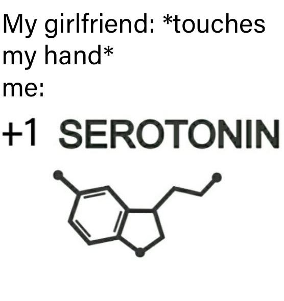 diagram - My girlfriend touches my hand me 1 Serotonin