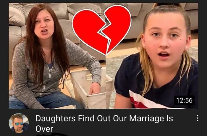 photo caption - Daughters Find Out Our Marriage is Over