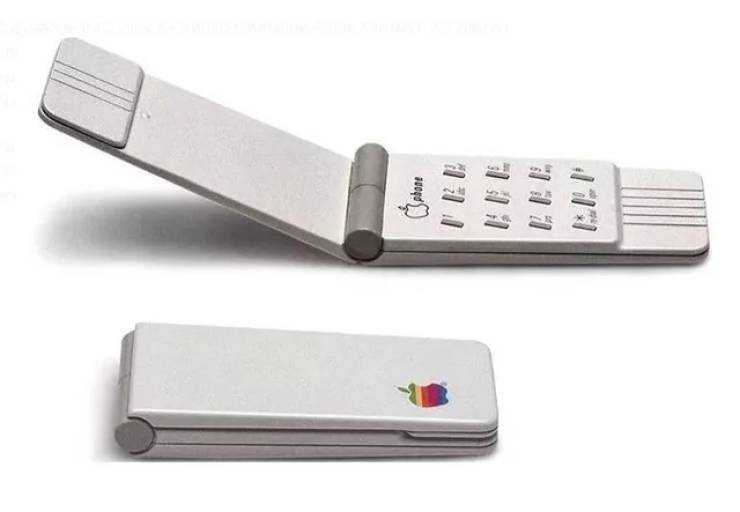 "In 1983 Hartmut Esslinger prototyped an Apple flip phone"