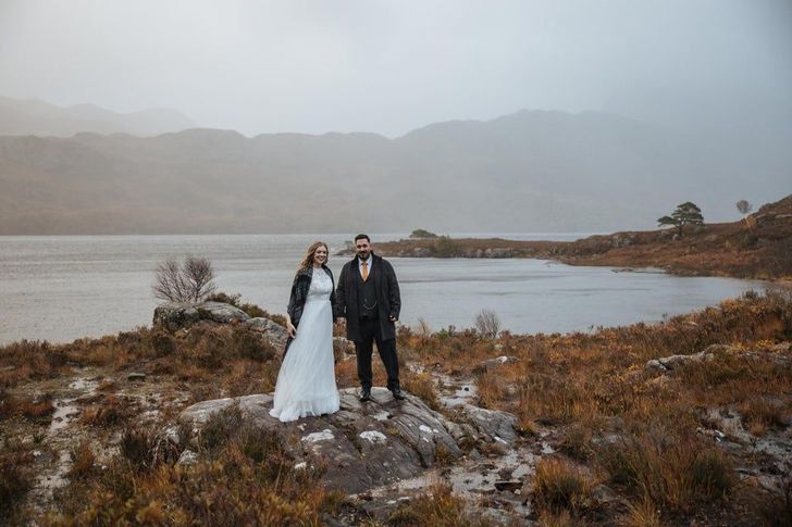 “Our wedding in July had to be canceled. But we fled to Scotland and got married secretly there in October. The happiest day of my life!”