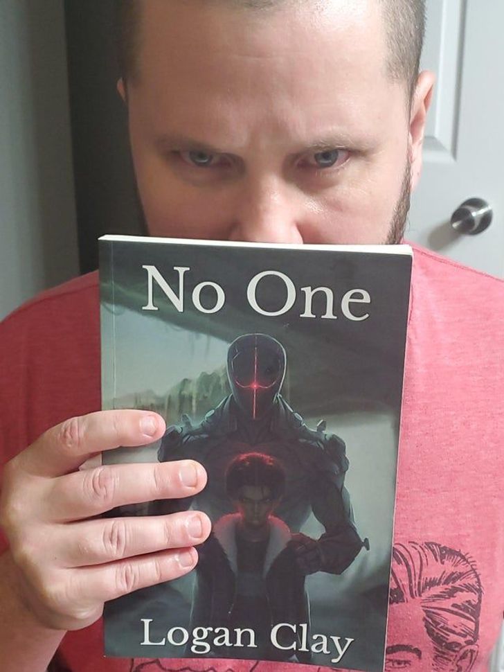 “This year, my husband made his dream come true — despite a 60-hour work week, he wrote and published a book.”