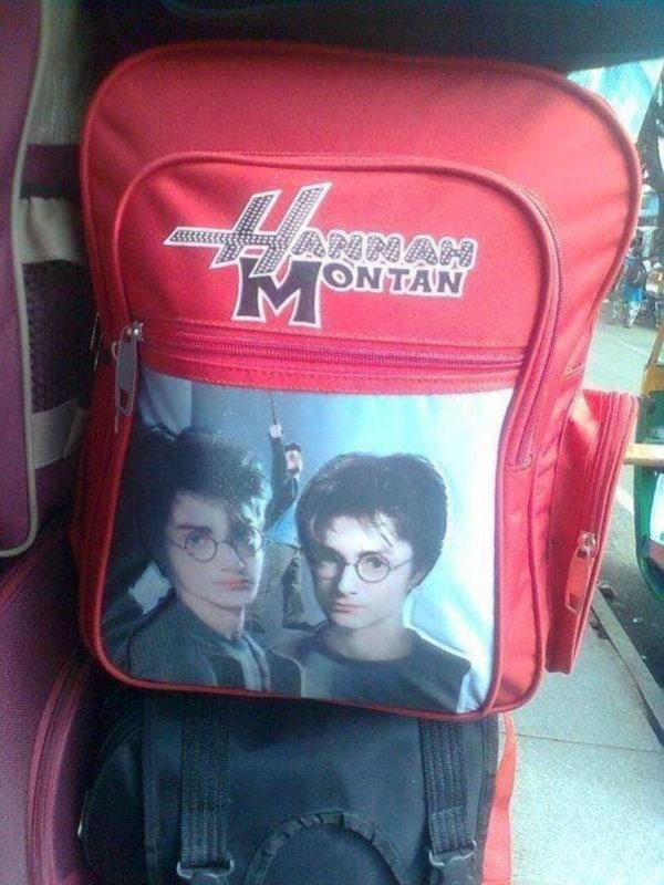 hannah montana harry potter backpack