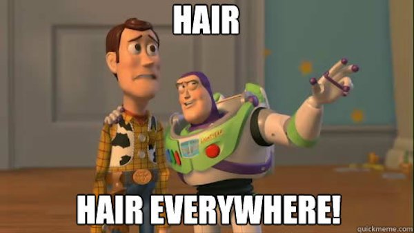 bums everywhere - Hair Hair Everywhere! quickmeme.com