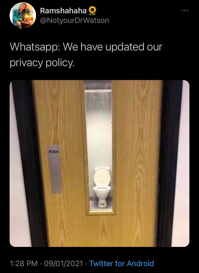 wood - Ramshahaha o Whatsapp We have updated our privacy policy. Push 09012021 Twitter for Android