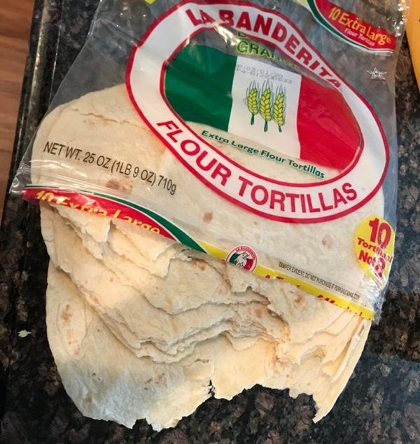 dish - Flour Tortillas 10 vrae Ganderi 10 Extra Large Flowe Torta Gra Extra Large Flour Tortillas Net Wt. 25 Oz 1LB 9 Oz 710g Tortlar Not Abd Schnello