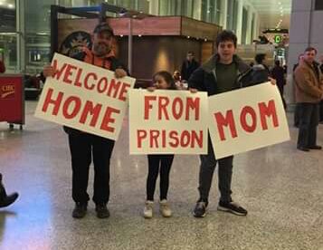 welcome back sign airport - Welcome Home From Prison Mom