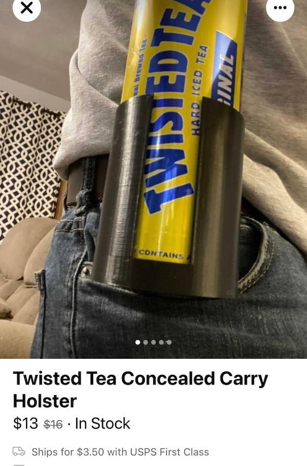funny craigslist ads - Twisted Tea Concealed Carry Holster $13 $16