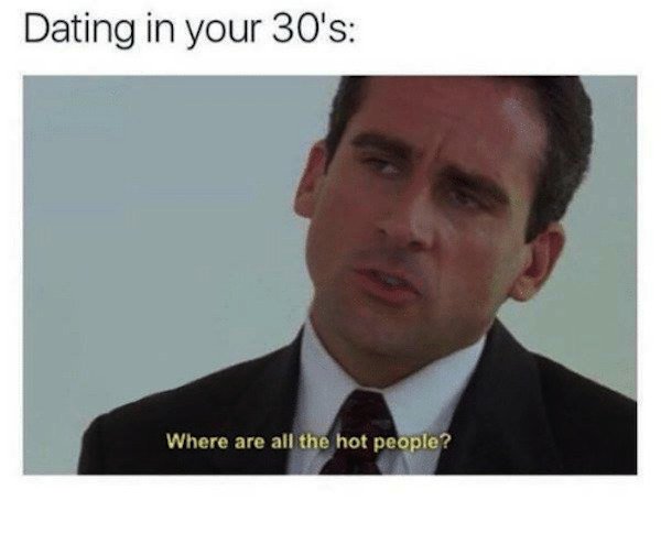 funny aging memes - single memes - Dating in your 30's Where are all the hot people?