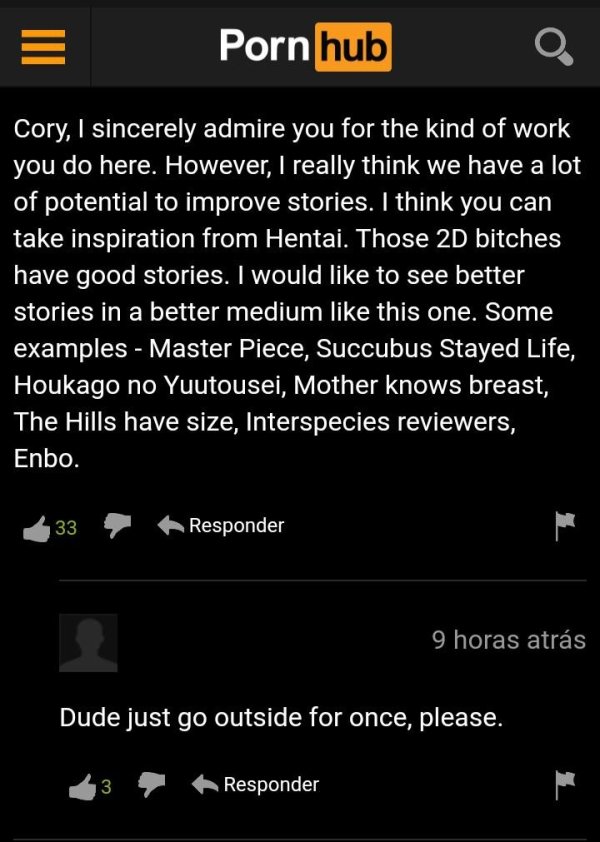 35 Pornhub Comments That Are Something Else.