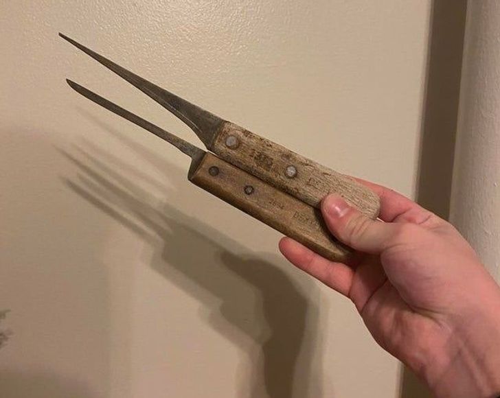 “Some knives obviously used in my family for generations”
