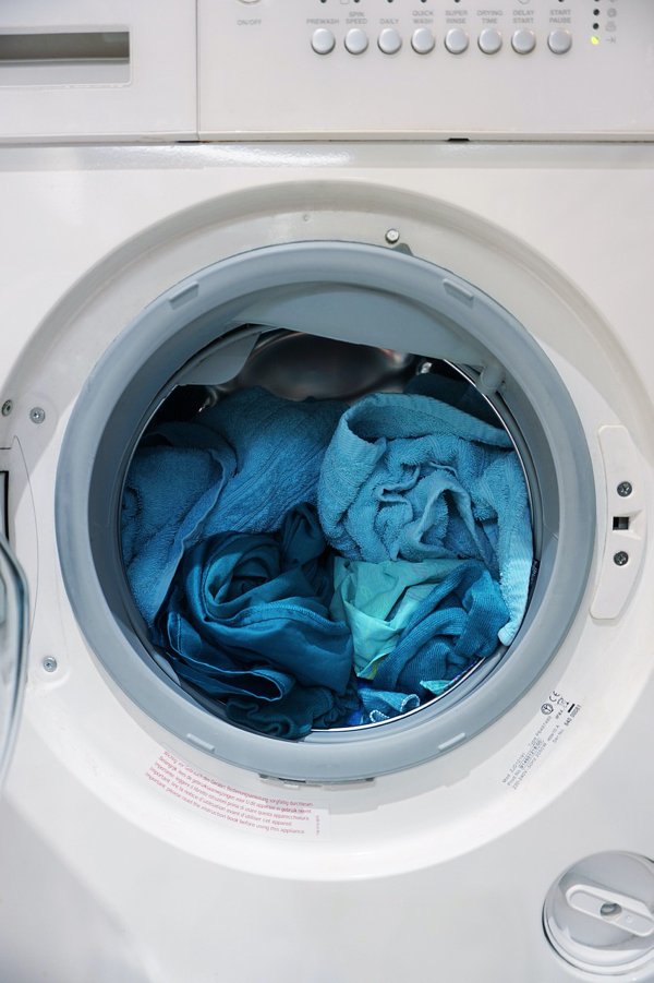 laundry in washer