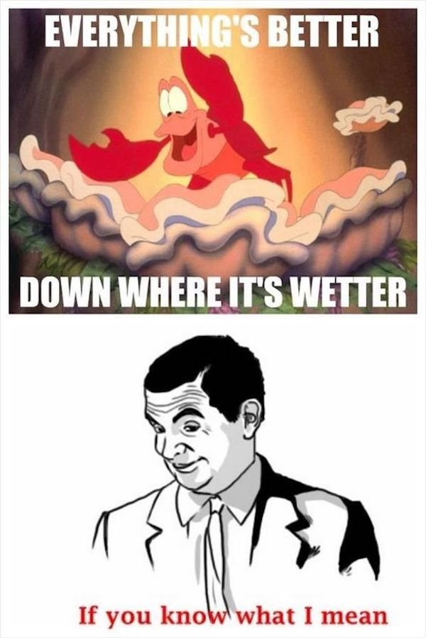 if you know what i mean jokes - Everything'S Better Down Where It'S Wetter If you know what I mean
