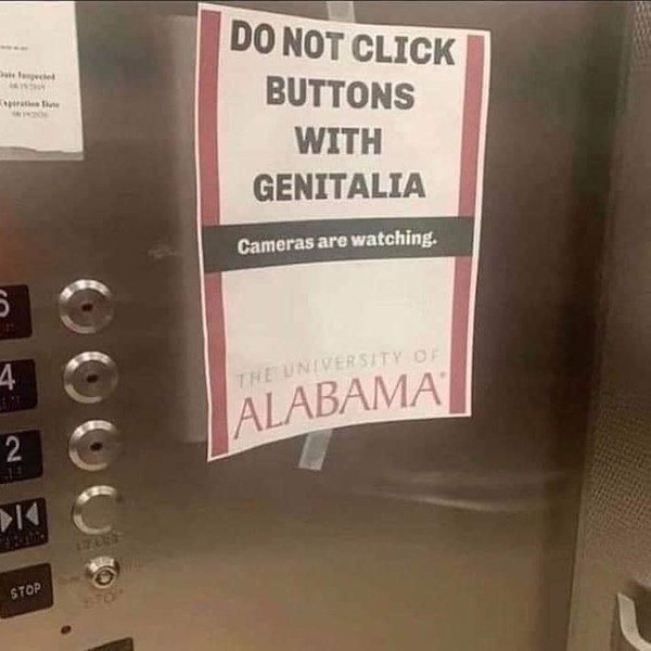 university of alabama - Sweet het Do Not Click Buttons With Genitalia Cameras are watching. s 4. The University Of Alabama 2 C Stop