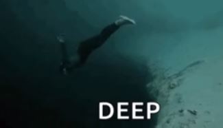 dean's blue hole - Deep