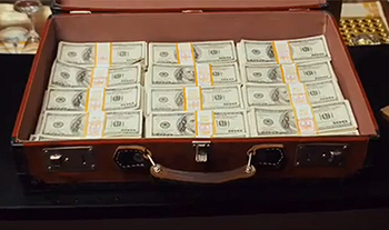 briefcase of money - 0 101
