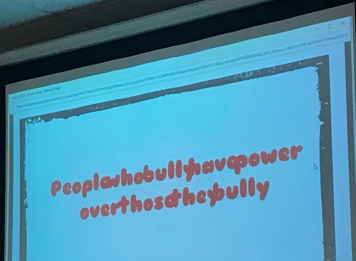 My School’s Official Anti Bullying Presentation. Every Title Slide Is The Same Way