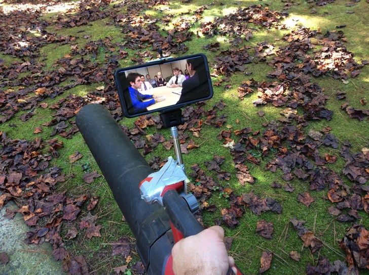 “My wife always complains that it takes me too long to clean up the yard. I don’t see the problem.”