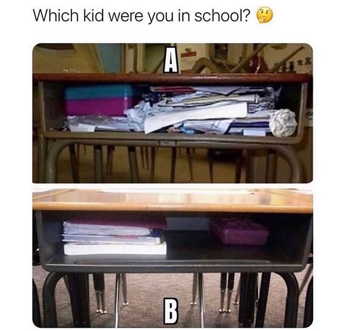 funny nostalgic memes - School - Which kid were you in school?