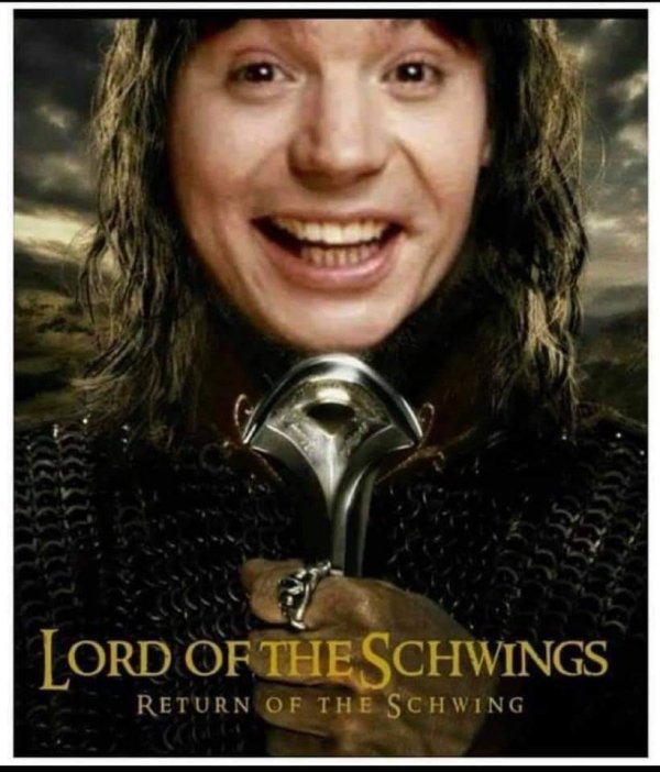 lotr return of the king movie poster - Lord Of The Schwings Return Of The Schwing