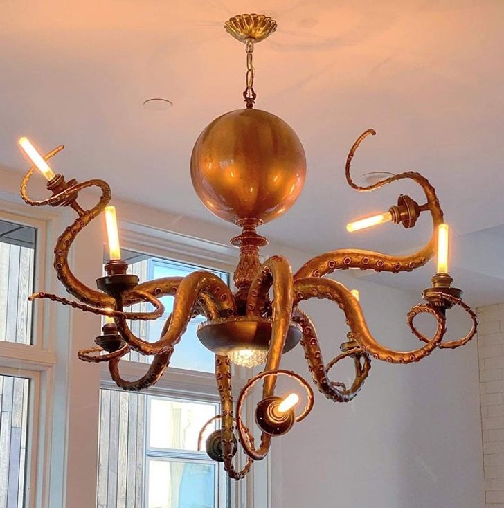 octopus chandelier