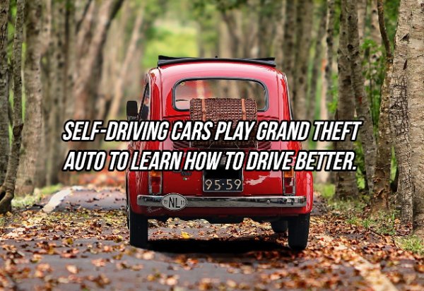 travel in car - SelfDriving Cars Play Grand Theft Auto To Learn How To Drive Better. 9559 Nlb