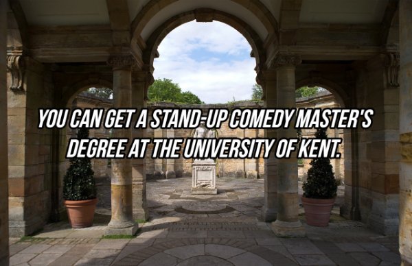 historic site - You Can Get A StandUp Comedy Master'S Degree At The University Of Kent