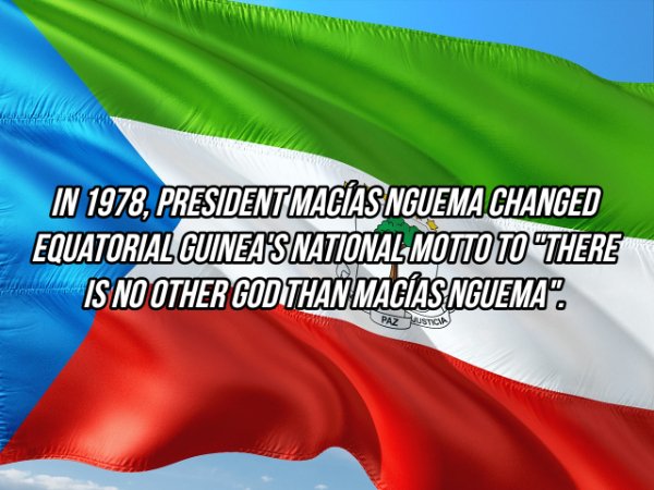 1280 x 800 - He In 1978, President Macas Nguema Changed Equatorial Guineas National Mottoto There Is No Other Godthan Macas Nguema. Pazuustic