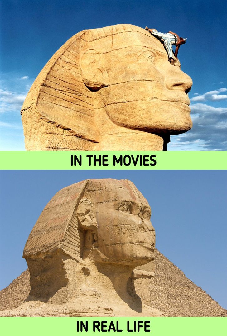 great sphinx of giza - In The Movies In Real Life