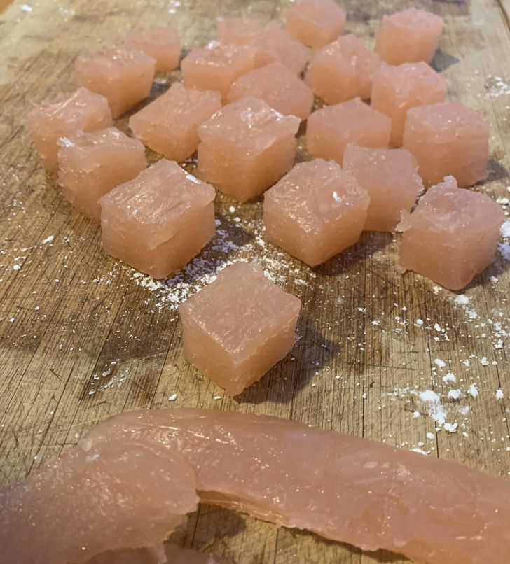 “My Turkish rosewater gummies look like sashimi.”