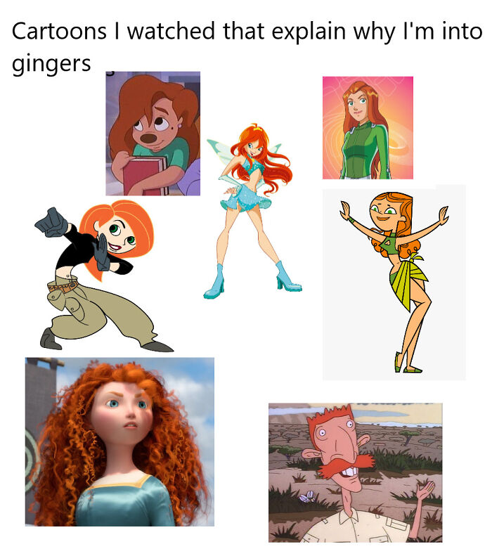 cartoons i watched that explain why i m into gingers - Cartoons I watched that explain why I'm into gingers Ne