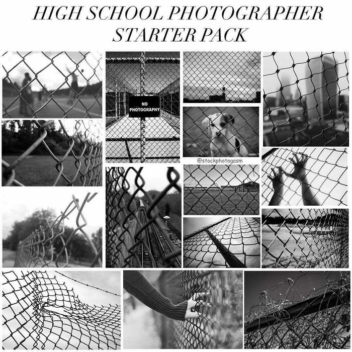 high school photographer starter pack - High School Photographer Starter Pack No Photography