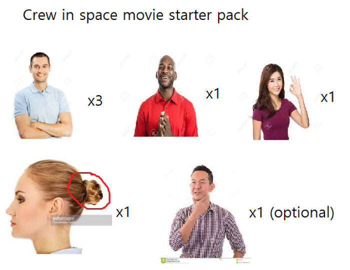 crew in space movie starter pack - Crew in space movie starter pack X1 x3 x1 x1 x1 optional ges