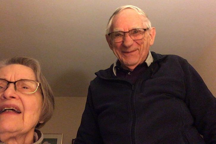 “After not seeing my grandparents for months, they finally figured out how ’to work FaceTime.’ This was my grandpa’s face when he saw me.”