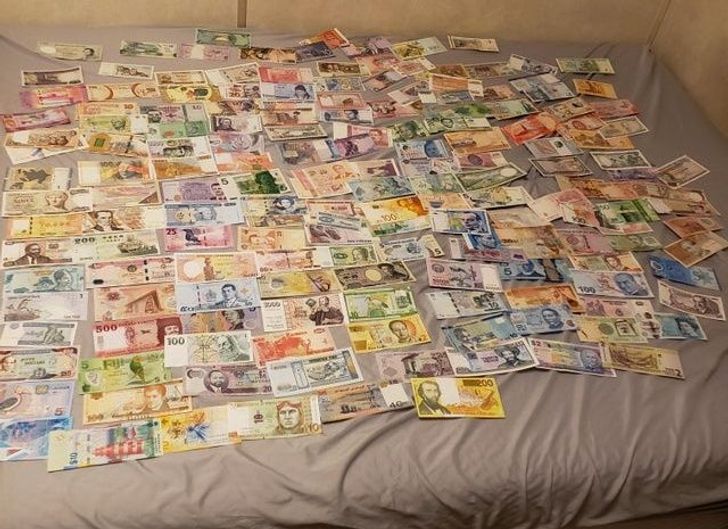 “I have banknotes from every country in the world.”