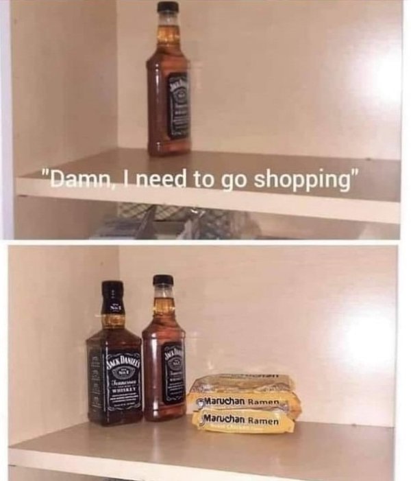funny memes about adulthood - damn i need to go shopping