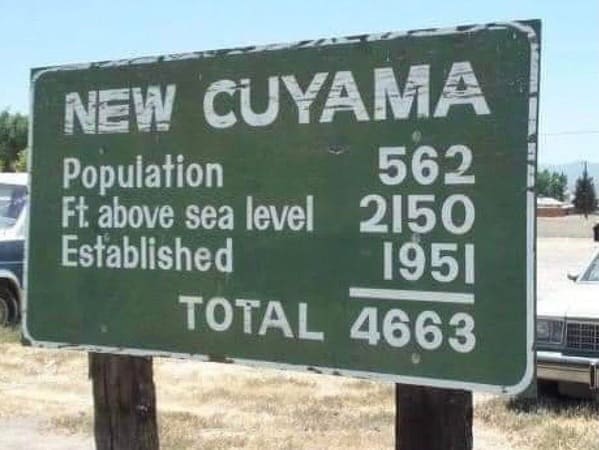 “The Population of New Cuyama”