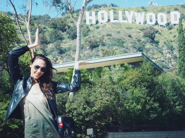 Gal Gadot visiting L.A. for the first time in 2009.