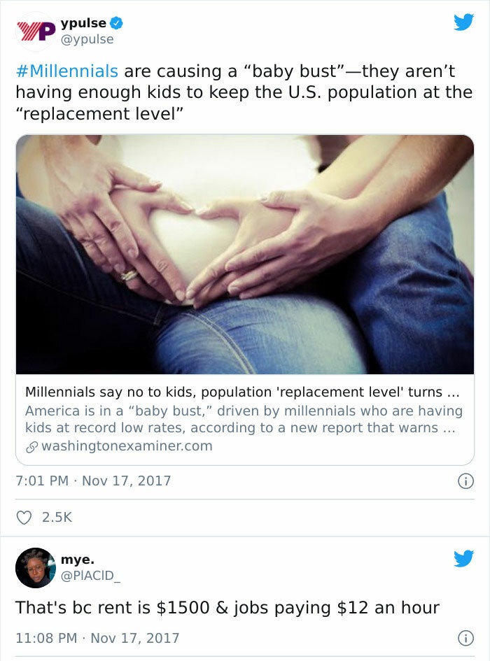 obstetric memes - ypulse are causing a "baby bust"they aren't having enough kids to keep the U.S. population at the "replacement level" Millennials say no to kids, population 'replacement level' turns ... America is in a "baby bust," driven by millennials