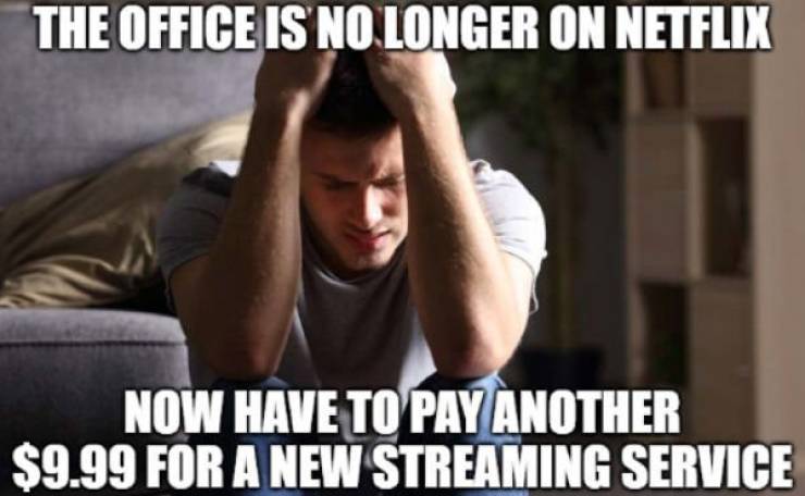photo caption - The Office Is No Longer On Netflix Now Have To Pay Another $9.99 For A New Streaming Service