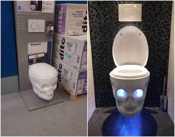 skull toilet geberit
