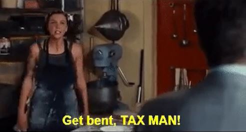 muscle - Get bent, Tax Man!